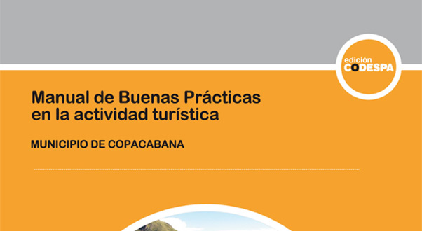 Manual de buenas prácticas en la actividad turística. Municipio de Copacabana