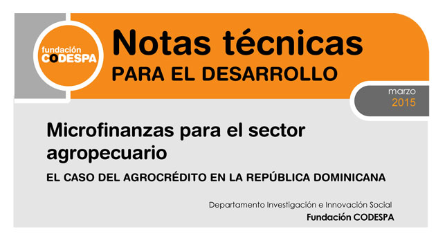 Microfinanzas para el sector agropecuario