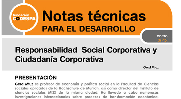 Responsabilidad Social Corporativa y Ciudadanía Corporativa